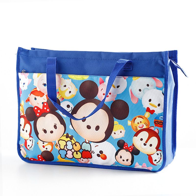 toolesia Nylon Art Bag A3 Sketch Board Storage Cube No.3 Blue Long Mickey 45 long * 11 wide * high 33.5CM