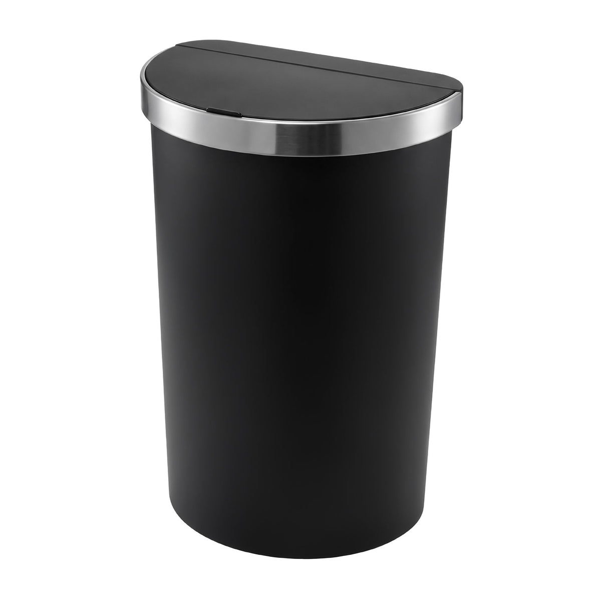 Devanti 50L D-Shape Sensor Bin, Black