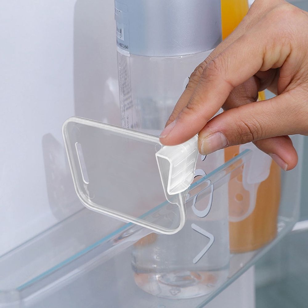 40Pcs Multi Function Transparent Fridge Dividers Plastic Separators for Convenient Home Freezer Use