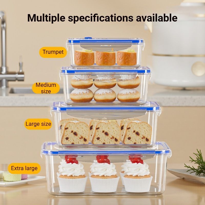 FoodStorageContainerSetofFour-Small,Medium,Large,ExtraLarge