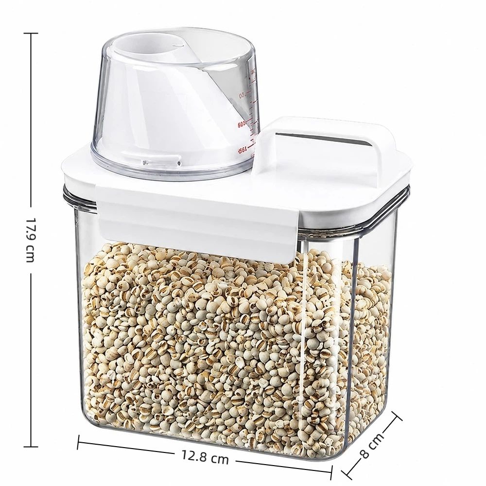 1.1L Airtight Food Storage Container with Handle